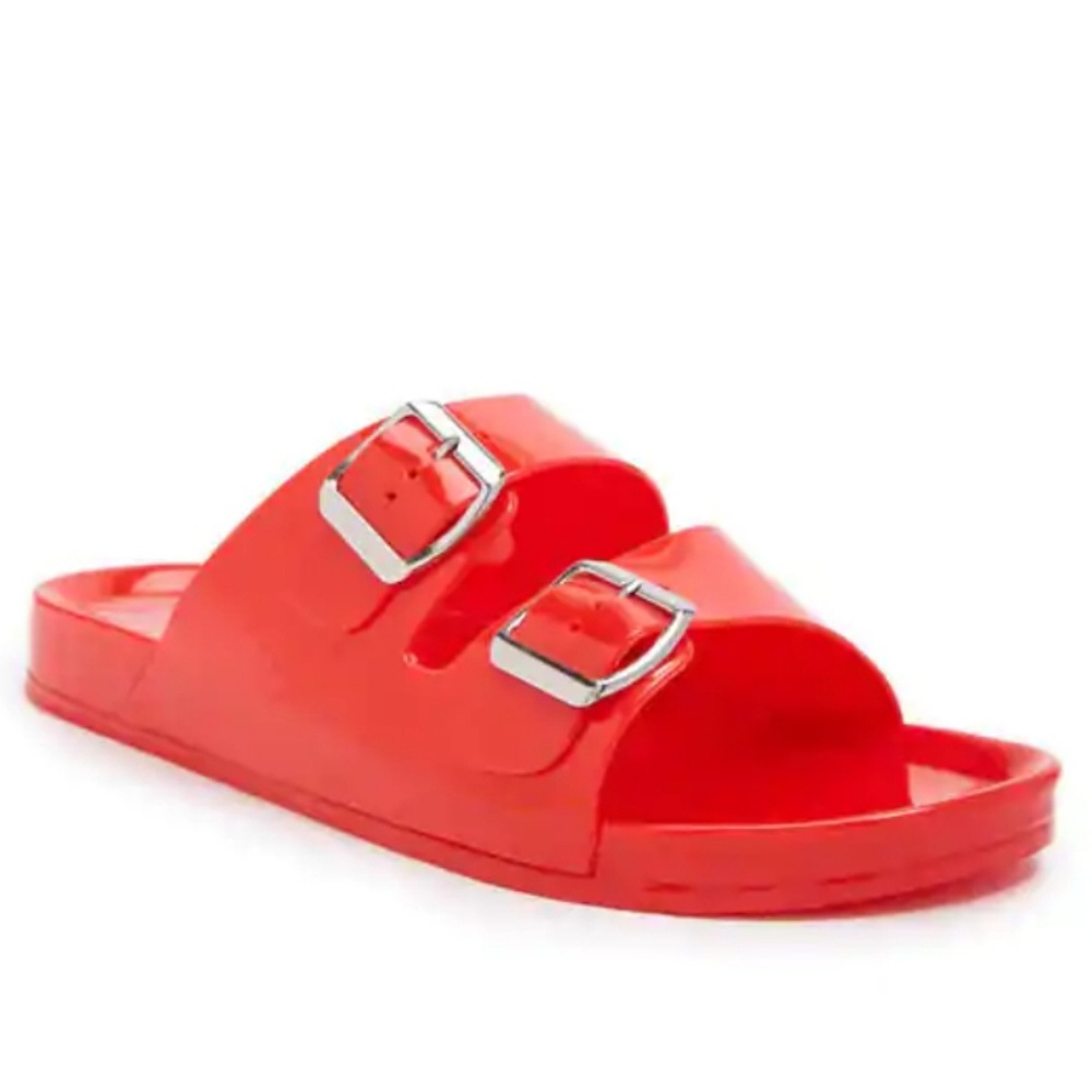 Double Strap Jelly Slides
